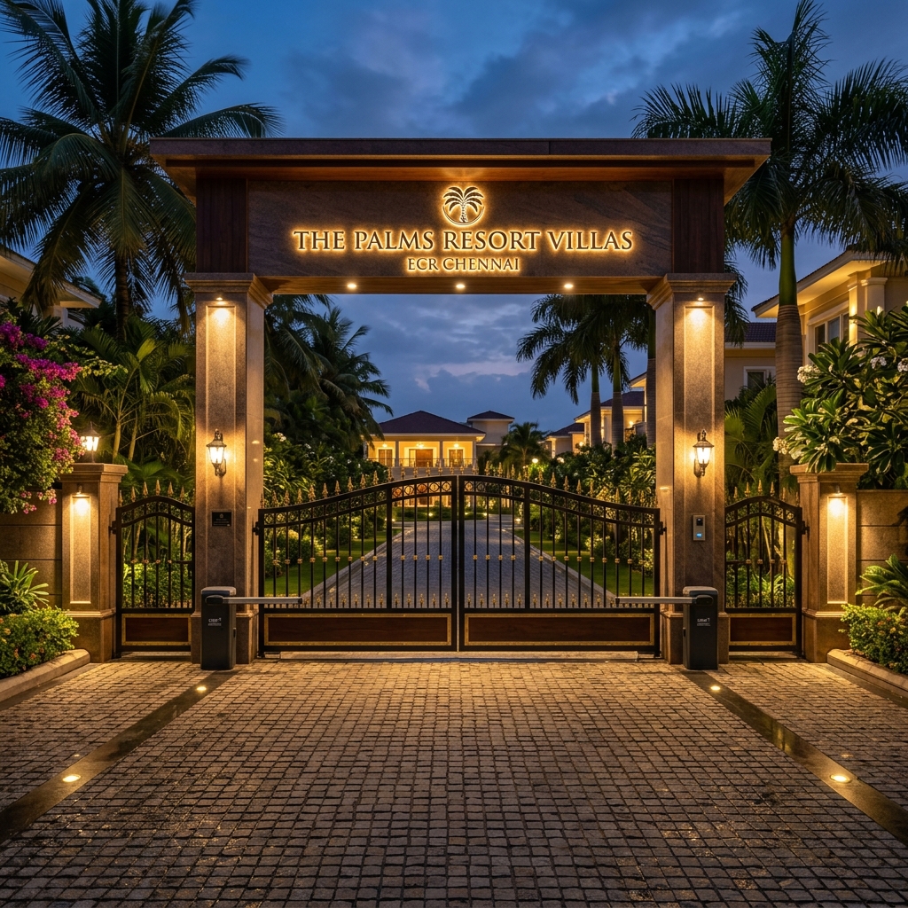Luxury Villa Swing Gate Openers ECR Chennai